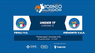 TDR Calcio a 5  Friuli VGPiemonte VdA Allievi [upl. by Ziguard]