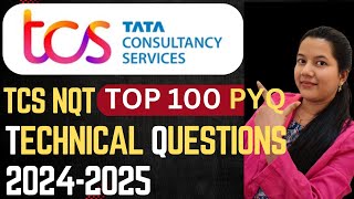 TCS NQT Previous Years Question Paper 20242025 🔥Top 100 Questions  Last 10 Years TCS NQT Questions [upl. by Nylaj]