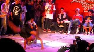 Bboy Visaz Kill The Beat BOTY THAILAND 2012 [upl. by Notrub]