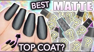 Best MATTE top coat for nails [upl. by Llereg567]