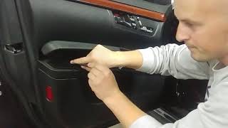 Mercedes W221 HOW to remove door panel [upl. by Jocelyn]