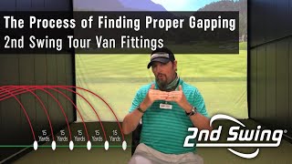 Finding Proper Golf Yardage Gapping  2nd Swing Tour Van Fittings [upl. by Ahtis]