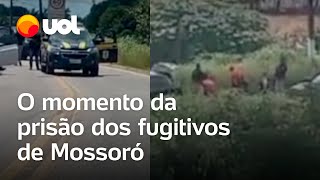 Fugitivos de Mossoró vídeos mostram momento da prisão em Marabá PA veja [upl. by Eedyak668]