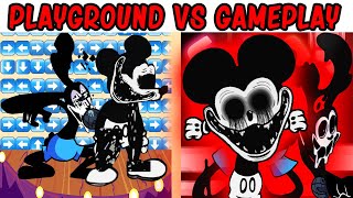 FNF Character Test  Gameplay VS Playground  Glitched Mickey Mouse  Glitch Oswald Pibby [upl. by Ameluz]