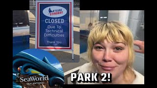 DISAPPOINTING Trip to SeaWorld San Antonio  VLOG  Shark Encounter [upl. by Hallette]