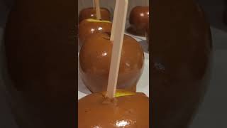 Caramel Apples are ready to go realbutter realingredients caramelapples caramel apples [upl. by Siuraj]