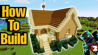 How To Build The Perfect Starter House  Minecraft 121 Guide Survival Lets Play 2 [upl. by Hannaoj811]