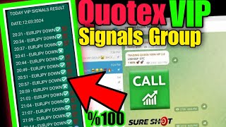 Quotex Free VIP Signals Telegram Group  quotex live trading [upl. by Sion204]