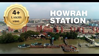 Howrah Station Drone Shots  Lockdown  Kolkata [upl. by Lamprey538]