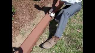 Troweling Concrete Landscape Curbing [upl. by Enaoj]