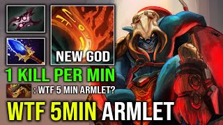 NEW HUSKAR GOD 5Min Armlet Toggle 1 Jump  1 Delete Unlimited Burning Spear DPS Dota 2 [upl. by Groeg777]