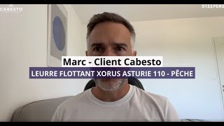 LEURRE FLOTTANT ASTURIE 110 de XORUS l’avis de Marc  CABESTO [upl. by Anneliese788]