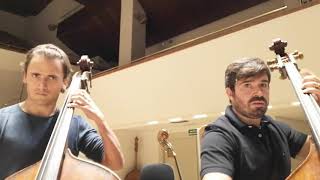 Mozart 40 4t mov Double bass excerpt Julio PastorRodrigo Moro [upl. by Luapnaej559]