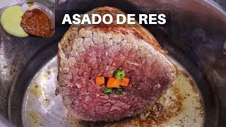 Como Preparar Asado de Res en un Toque  Receta Facil [upl. by Wong667]