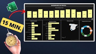 🚀 DASHBOARD INTERACTIVO para PRINCIPIANTES en EXCEL🚀 [upl. by Ribal]