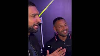 Derek Chisora Amir Khan and Kell Brook having banter [upl. by Sevy]