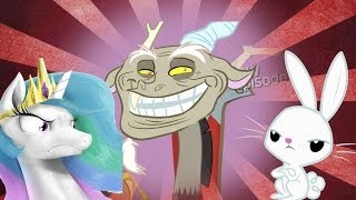 YTP  Princess Celestia gets trolled by Discord [upl. by Udela]