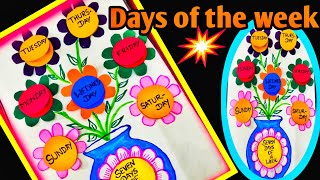 Days of the weekWeeks Name  Sunday Monday  week of the days name with spellingDays name [upl. by Arabelle]