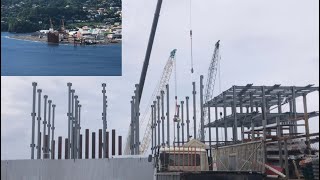 Caribbean countries watching St Vincent and the Grenadines Port progress [upl. by Ydderf]