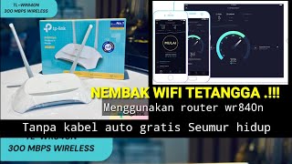 nembak Wifi menggunakan router tplink wr840n [upl. by Sinclare]