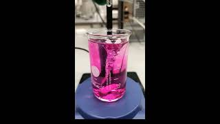 NaOH  HCl  Phenolphthalein  color changing reaction [upl. by Nodnahs521]