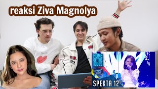 REAKSI COWOK LUAR NEGERI LIAT ZIVA MAGNOLYA  LISTEN Beyoncé  SPEKTA SHOW TOP 4  Indonesian Idol [upl. by Araiet]