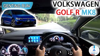 Part 22  VW Golf R MK8  Malaysia POV Genting Run 冲上云霄 CC Subtitle [upl. by Demmer]