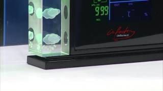 infactory 3DWetterstation mit Hologramm Projektion amp Außensensor [upl. by Eyllom]