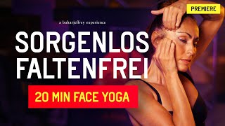 Sorgenlos einschlafen  faltenfrei aufwachen  Face Yoga  20 Min [upl. by Grindle]