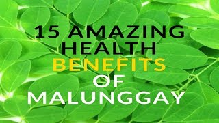 15 Amazing Health Benefits of Moringa  Malunggay [upl. by Anyr]