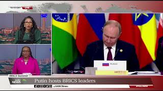 2024 BRICS Summit I Vladimir Putin hosts leaders Sophie Mokoena updates [upl. by Haroved691]