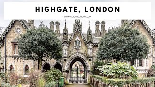 5 THINGS TO DO IN HIGHGATE LONDON  Highgate Cemetery  Hampstead Heath  Highgate Wood  Shops [upl. by Lynn444]