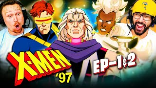 XMEN 97 EPISODE 1 amp 2 REACTION 1x01 amp 1x02 Breakdown amp Review  Marvel Studios Animation [upl. by Ynagoham]