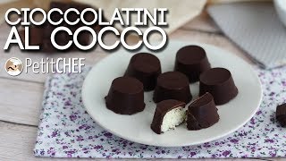 Come preparare i cioccolatini al cocco a casa  Tutorial cucina PetitChefit [upl. by Freyah]