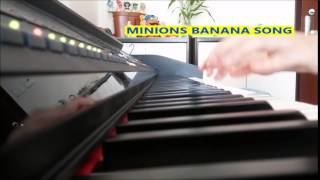 MINIONS BANANA SONG PIANO VERSION [upl. by Elfrieda535]