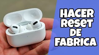 Como RESETEAR de fabrica tus AIRPODS Hard reset Factory reset  TecTips [upl. by Elihu133]