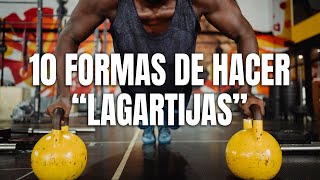 10 Formas de Hacer Lagartijas  Ejercicios de Peso Corporal 💪 [upl. by Lorsung]