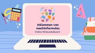 VMBO Inklemmen van machtsformules 12e ed [upl. by Papageno216]