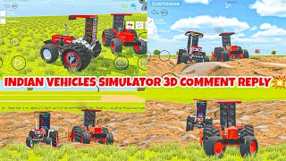 How to use this Swaraj vs Mahindra Mud mode in Indian vehicles simulator 3dIndian tractor game💥 [upl. by Senior]