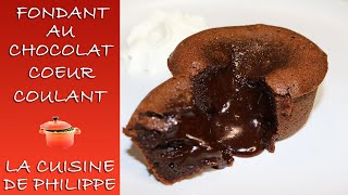 Fondant au chocolat cœur coulant [upl. by Ralyks]