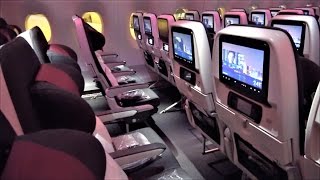 Qatar A350 Economy Class Review [upl. by Matheny635]