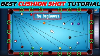 8 ball pool best cushion shot tutorial for beginners [upl. by Essyle]