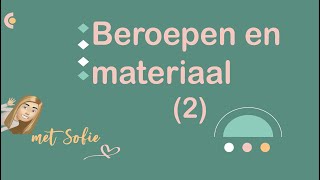 Beroepen en materiaal NT2 Waystage NT2 A2 12 [upl. by Dail76]