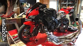 CBR600RR ARROW HEADERS INSTALL [upl. by Hsima]