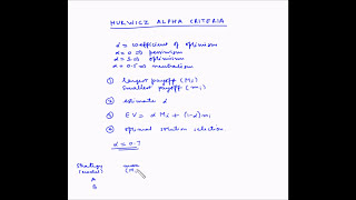 Decision making under uncertainty  Hurwicz criteria [upl. by Dnomrej]