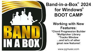 BandinaBox® 2024 for Windows® Boot Camp Working with the Newest Features [upl. by Nnalyrehc]