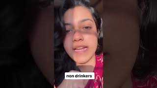 Non drinker 😃 shortvideo funny minivlog ytshorts comedy minivloging drink [upl. by Anawak]