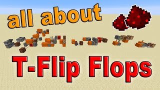 Minecraft T Flip Flop Tutorial  Everything You Need to Know  amp Jeb piston Door [upl. by Iaria]