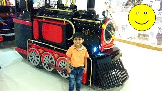 TRAINS FOR TODDLERS  Train Ride For Kids Ride On Train at Mall by JeannetChannel [upl. by Aharon]