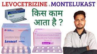 Levocetrizine hydrochloride and Montelukast tablet uses in Hindi  Wellness Gallery [upl. by Acirderf]